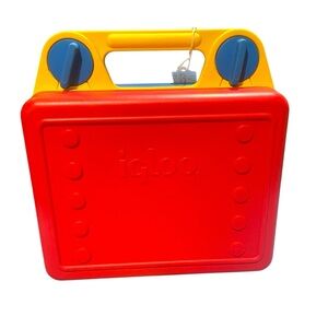 COPY - Vintage igloo insulated cool kase lunch box cooler with thermos